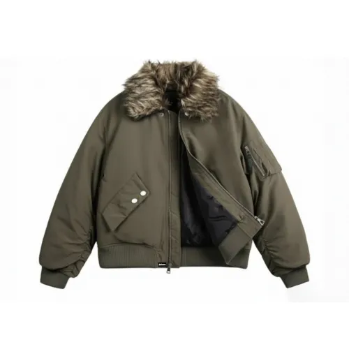 ZOTRANS Армейский зеленый унисекс пуховики