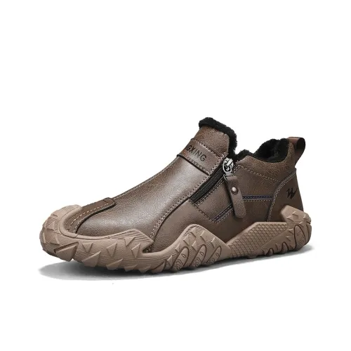 Binary противоскользящая низкая повседневная обувь для мужчин коричневый цвет