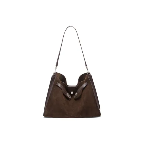 FOXER Синтетическая кожа с коровьей кожей сумка на плечо стандартная женская кофейно-коричневый