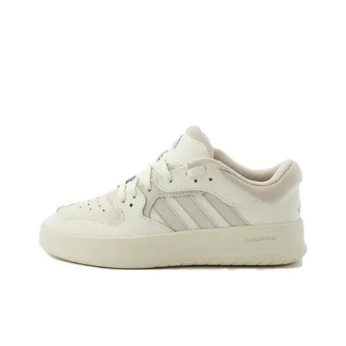 Adidas Court Slip-Resistant Abrasion-Resistant Low-Top Skateboard Shoes Men's Ecru Adidas Court Slip-Resistant Abrasion-Resistant Низкие Кроссовки для Скейтбординга Мужские Экрю
