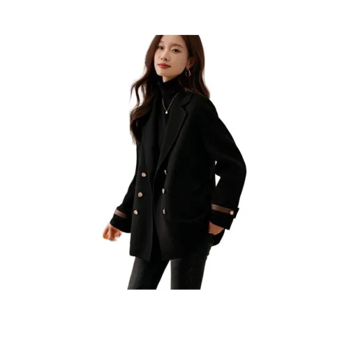 MOHANYIMEI Черное Женское Пальто