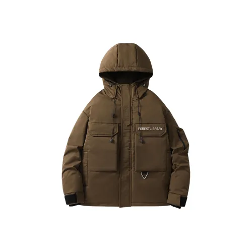 FOREST LIBRARY Пуховик Унисекс
