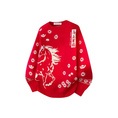 ROSECREED Красный Унисекс Трикотаж