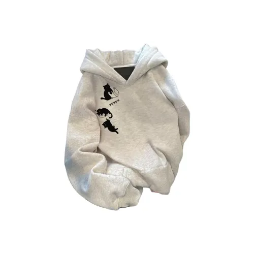 LH HOMME Белый Серый Унисекс Свитшоты