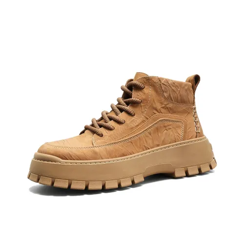 ZUOSAISI Мужские ботильоны рабочие ботинки мужские желтые