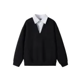 Черный свитшот + серые спортивные штаны [Old Деньги, улучшенная версия 2,0]