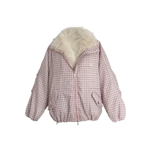 IQC Розовый Женский Пуховик