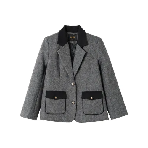 SHANGJING Бархатовое пальто для женщин