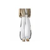 Фотиния Белый Черный Полосы [Утолщенный и с Флисовой Подкладкой Улучшенный]