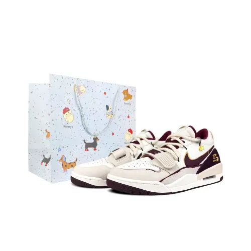 Джордан Legacy 312 BNK Золотистый Эмблема Скачущий конь Амортизация Износостойкий Низкий Топ