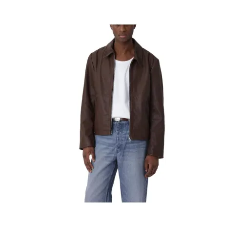 WON HUNDRED Кожаная куртка мужская