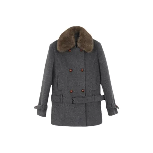 TSKIU Серый Женский Пальто