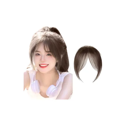 QIYEXUE Перука Малыш Волосы Чёлка Естественные Волосы Естественная Линия Без Кистей 25 см