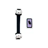 Медведь Резинка для волос - Черный + Защитный чехол (Запястье 13 см - 15 см)