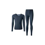 Мужской Тихий Синий [Утолщенный с Шерстью, Двусторонний, Брушированный, Сильная Теплоизоляция - 15℃~0℃]