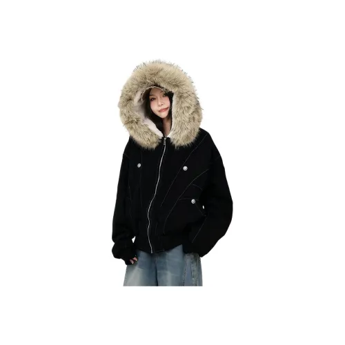 ZHULINGJI Черный Унисекс Пуховики