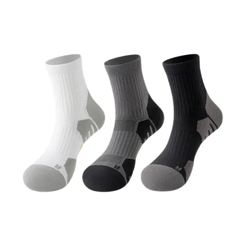 VIM TREE 3 Pack Assorted Men's Basketball Socks VIM TREE 3 упаковки ассорти мужские баскетбольные носки