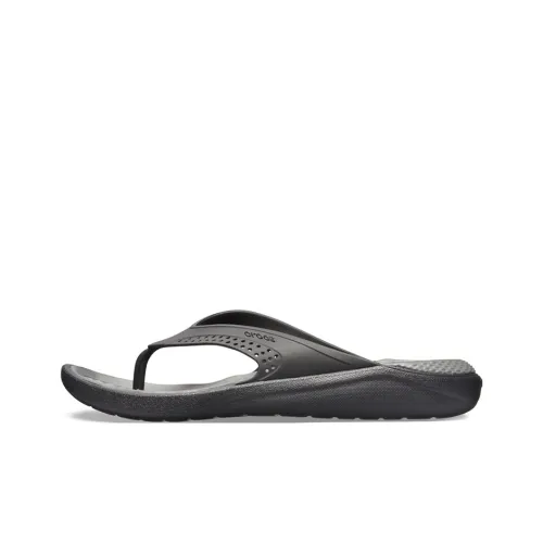 Crocs LiteRide противоскользящие шлепанцы унисекс темно-серый