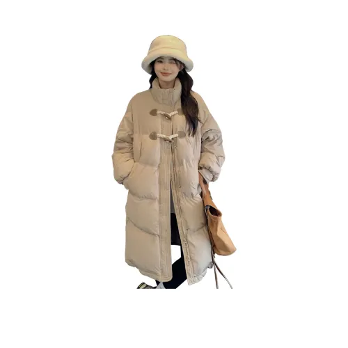 Mu Xiao Xin Хаки Женское Пальто