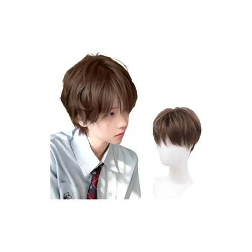 TIANKONGSHU Городской Шик Стиль Соль Стиль Мужская Рубашка T для Мужской Перуки с Короткими Волосами