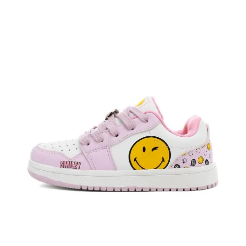Smiley Баланс Устойчивый к истиранию Дышащий Противоскользящий Анти-КИК Низкий Верх Детские Скейтборды Унисекс