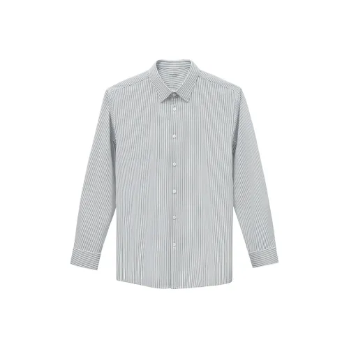 DEGRE ZERO Длинная рукавная мужская рубашка