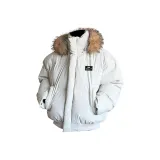 Кремовый [Гора Hawk Перо Ожерелье-чокер Стиль]