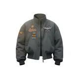 FCB/Gray[Съемный DIY Вышивка LOGO]