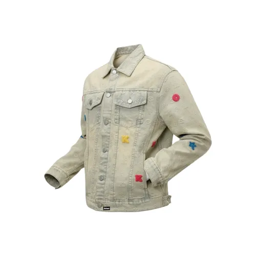 ZOTRANS Желтый Грязь Унисекс Джинсовые Куртки