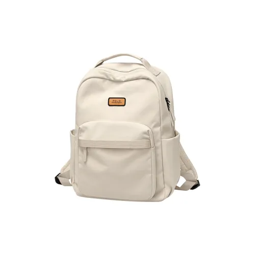 Поло Ткань Рюкзак Стандартный Женский Милкшейк Белый Бамбук Зеленый