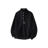 Черный с флисовой подкладкой и утолщением