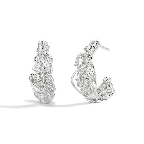 BOONEE ALUS Серьги с серебряным покрытием женские