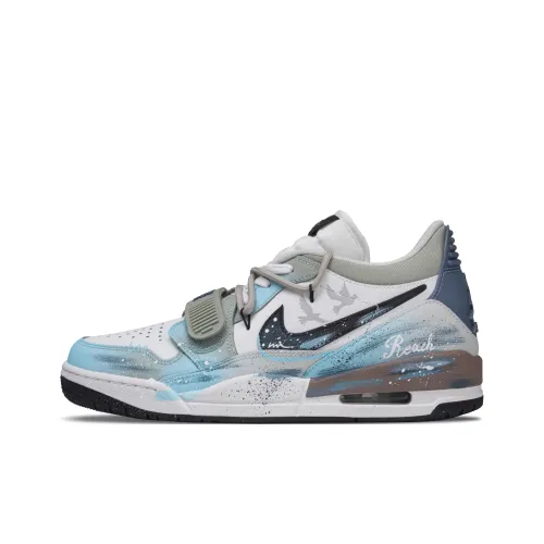 Джордан Legacy 312 Дикий Гусь Returns Покрытие визуально увеличивает рост Низкий Топ Винтажные баскетбольные кроссовки