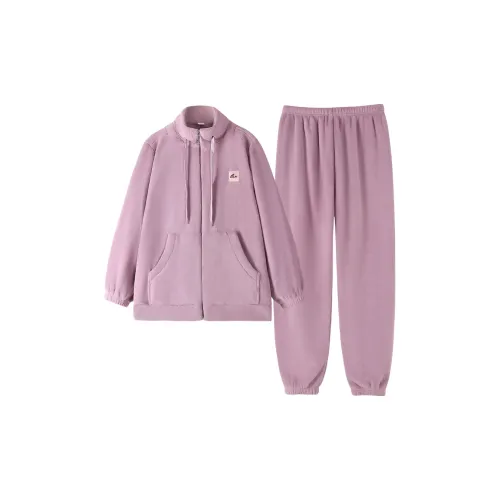 UAVAE ZJ LG A2964 Пузырьки Фиолетовый Женские Пижамные комплекты