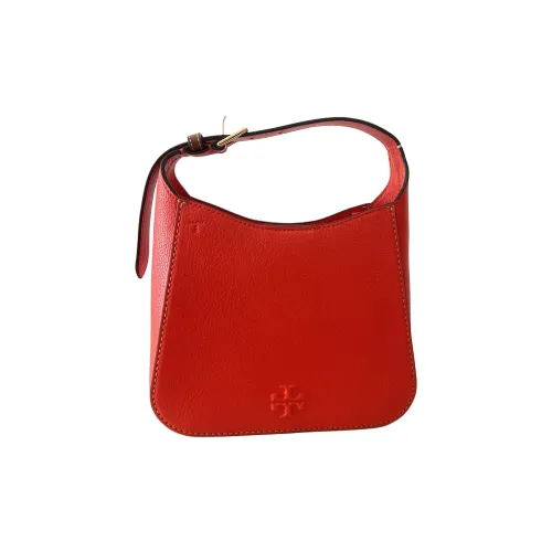 Tory Burch Овчина Одно Плечо Сумка Женская Оранжевая Красная