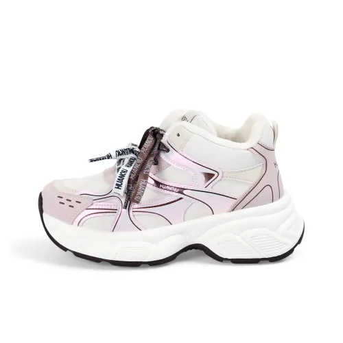 HUANQIU Высота увеличивающие термостойкие массивные кроссовки женские