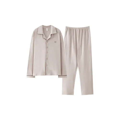 MIIOW Light Gray Men's Pajama Sets