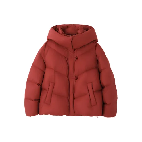 MOHANYIMEI Hot Красный Женские Пуховые куртки