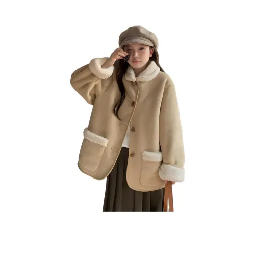 Little LU Studios Бархатовое пальто женское