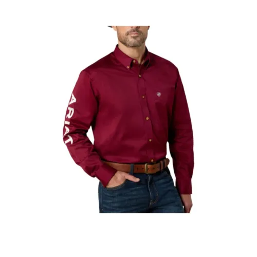 ARIAT Red Men's Shirts ARIAT Красные Мужские Рубашки