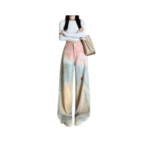 ЮЙЧЖАОЛИНЬ Изображение Цвет Женские Джинсы