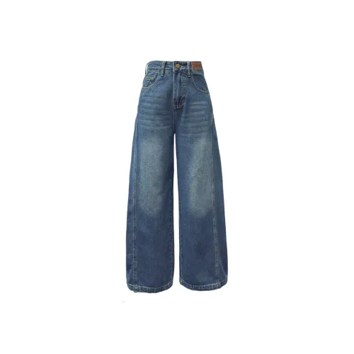 Tonlion Темно-синий женский джинсы