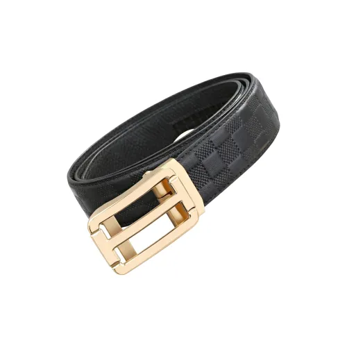 Devanro Ремни из натуральной коровьей кожи мужские 3,5 см