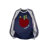 Серый и темно-синий с тремя полосами [Премиум]