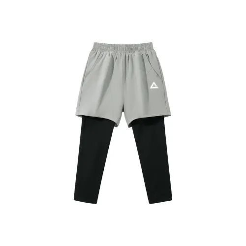 Пик Серый PK Минималистский стиль Контур Белый Силикон K Детский Быстросохнущий Брюки