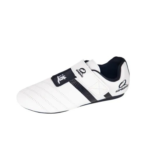 Конкуренция Slip-resistant Abrasion-resistant Lightweight Low-Top Обувь для тхэквондо Унисекс Черный Белый