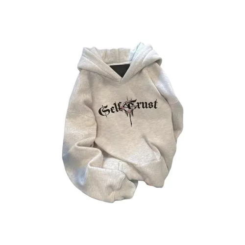 LH HOMME Белый Серый Унисекс Свитшоты