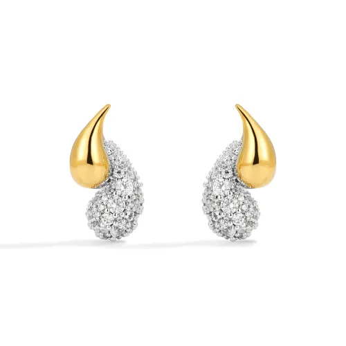 BOONEE ALUS Серьги с серебряным покрытием женские