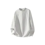 Утолщенный с флисовой подкладкой, бело-серый вереск