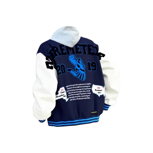 JIMI JONS Темно-синие унисекс куртки